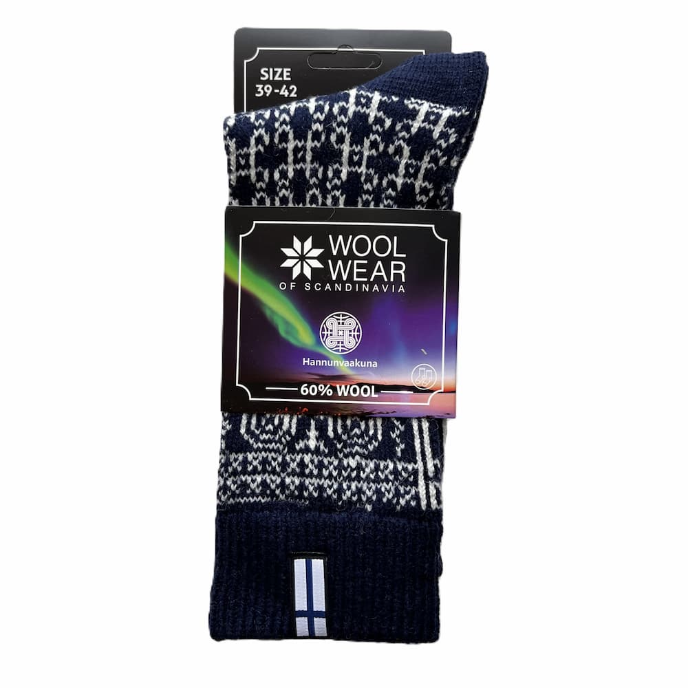 Wollsocken aus 60 % Kammwolle