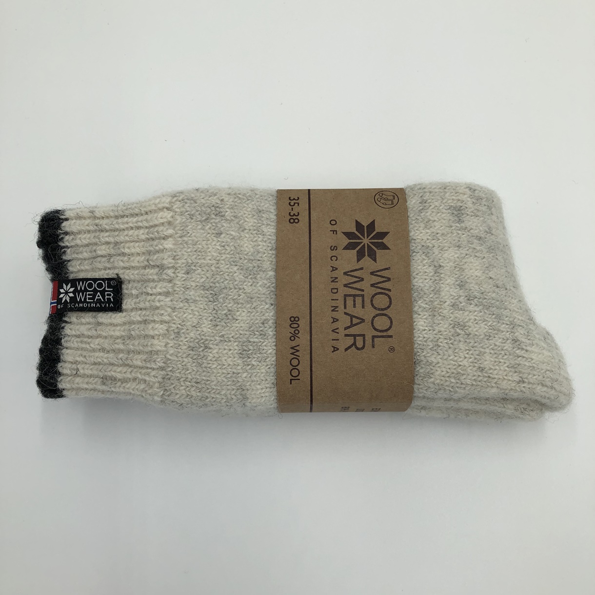 Luxuriöse Wollsocken aus 80 % Wolle von WOOLWEAR