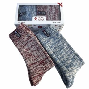Weiche Stricksocken in einer schönen 2er-Geschenkbox