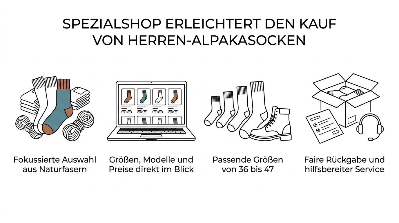 Alpakasocken Herren warm online kaufen