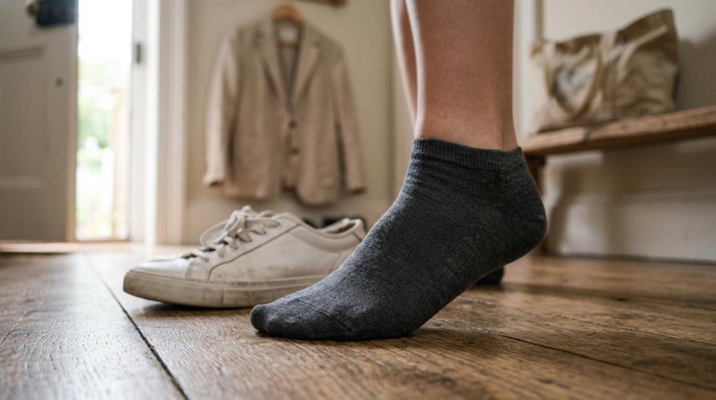 dünne merino socken