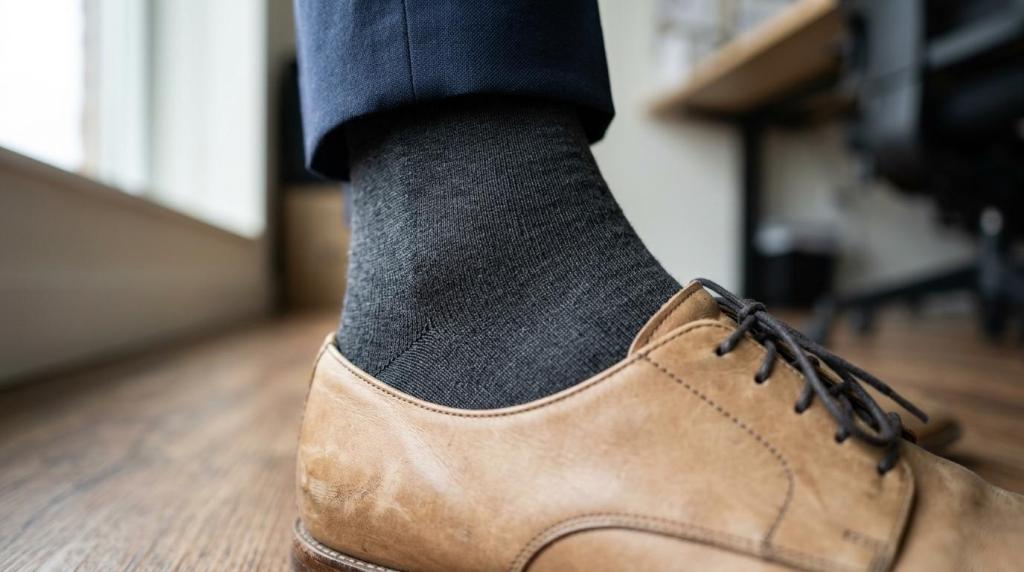 dünne wollsocken