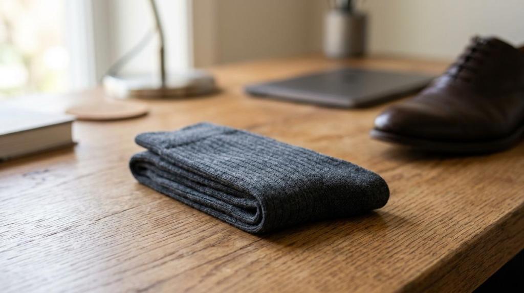 dünne wollsocken