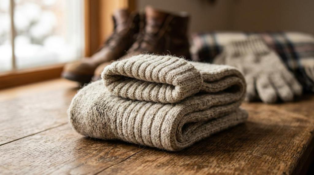 dicke wollsocken